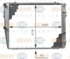 BEHR HELLA SERVICE 8MK 376 711-381 Radiator, engine cooling